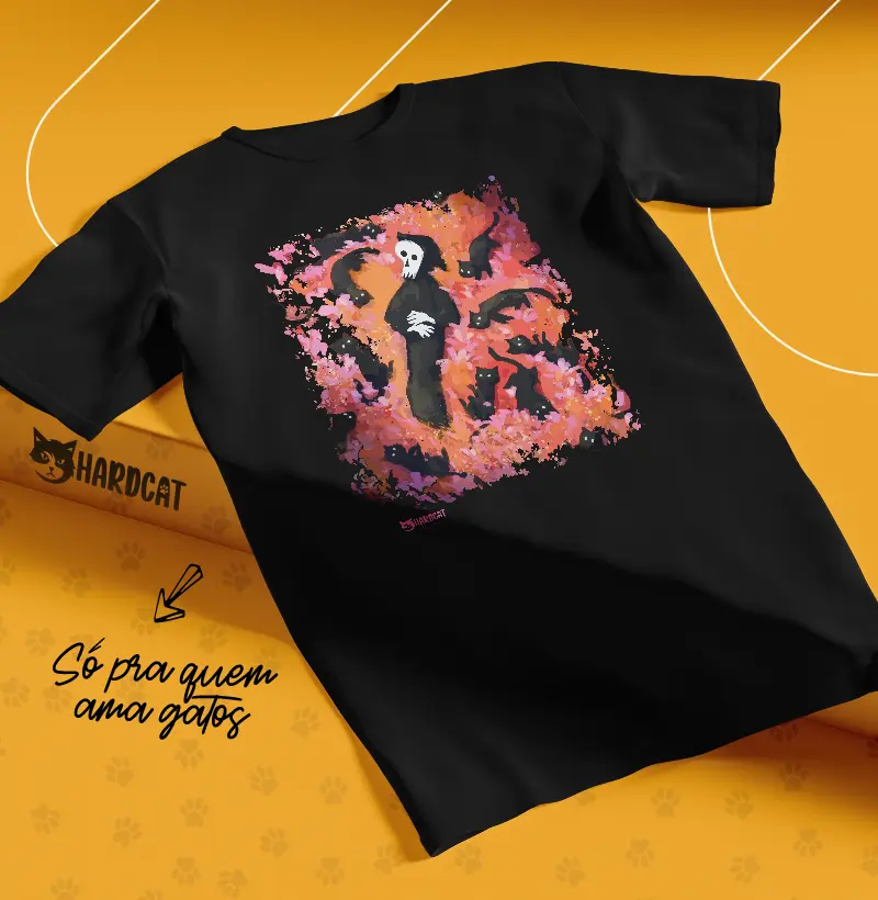 Camiseta A Morte e os Gatos