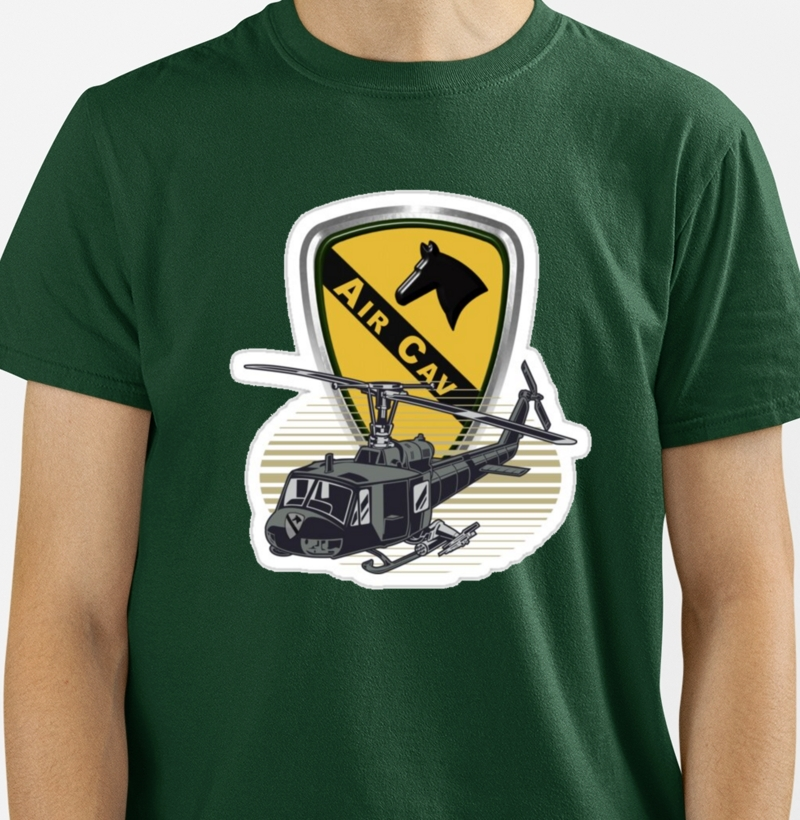 Camiseta 1st Cavalry Div "Air Cav" Vietam War