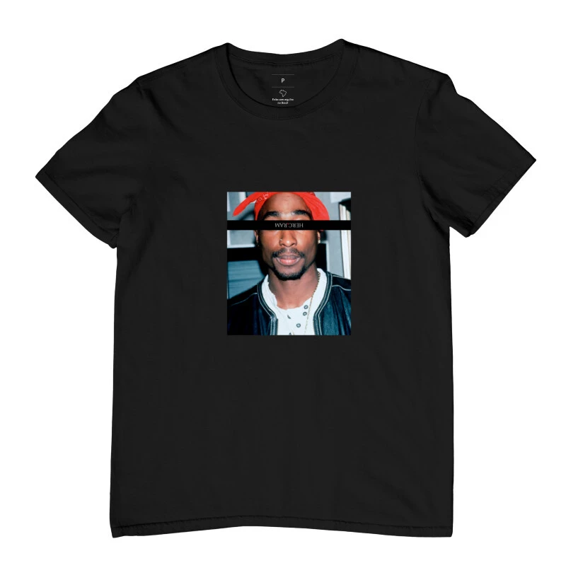 Camiseta Masculina Herc.Ram Ícone Tupac