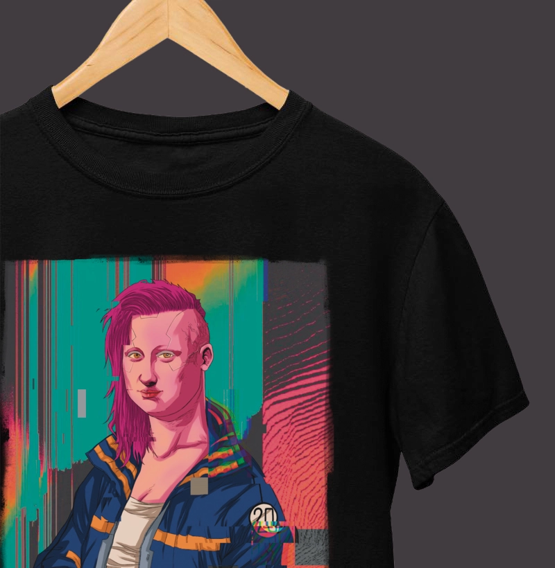 Camiseta Mona Cyber