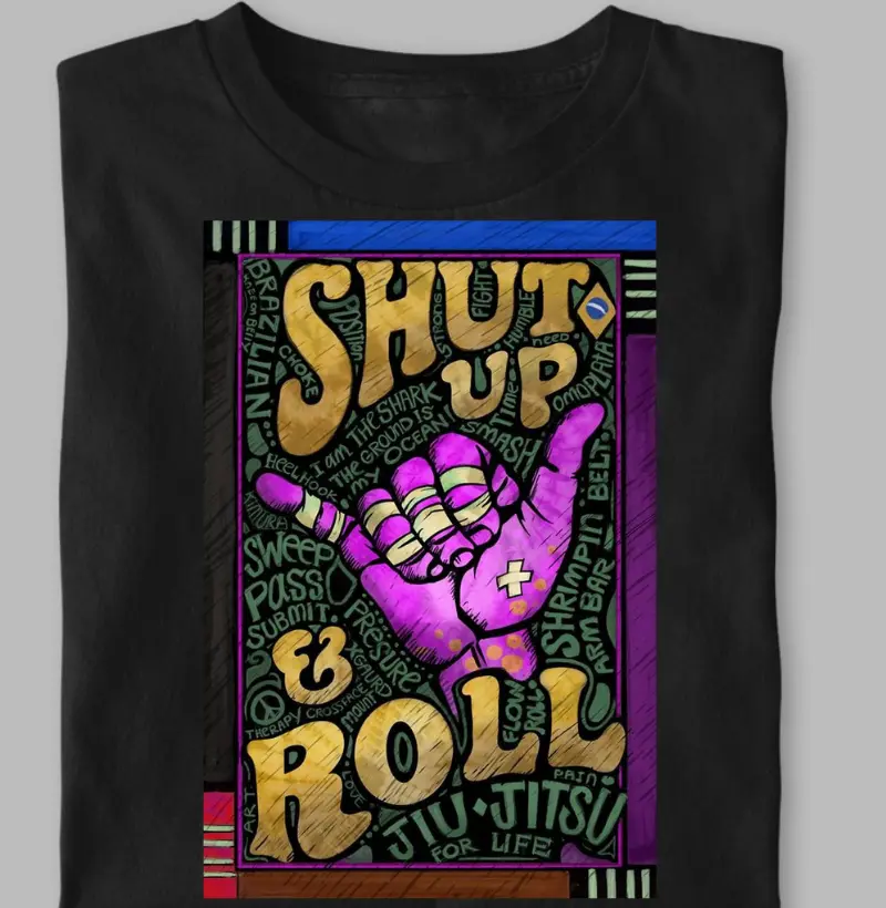 Camisa Estampas Jiu Jitsu 