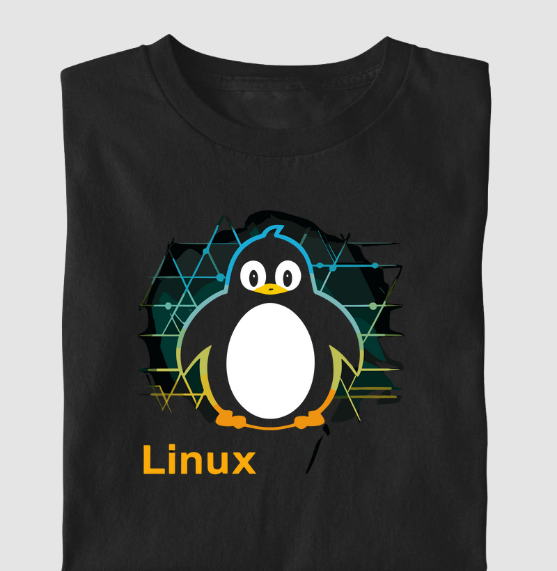 Camiseta Linux Pinguim II