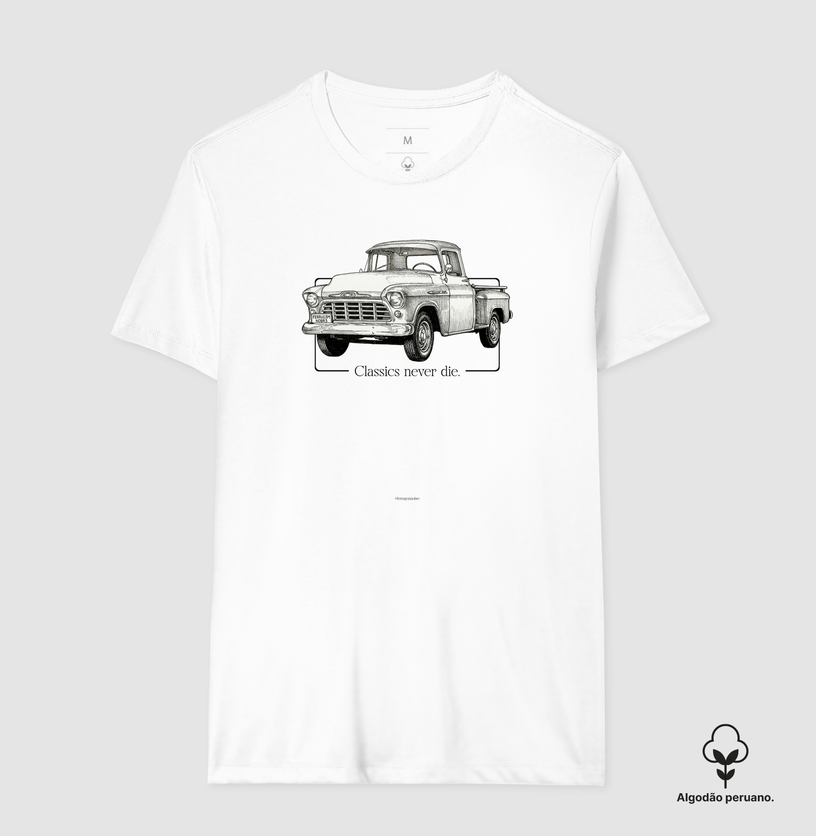 Camiseta Chevrolet 3100 Marta Rocha - A Beleza Eterna - Clara