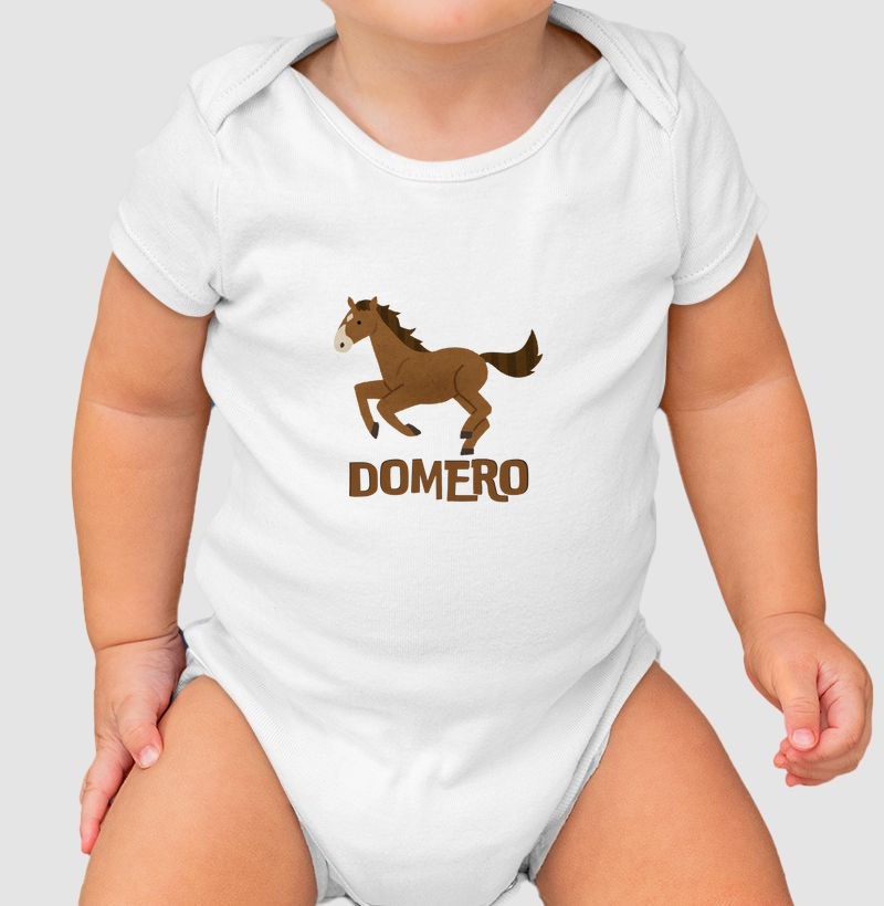 body infantil cavalo