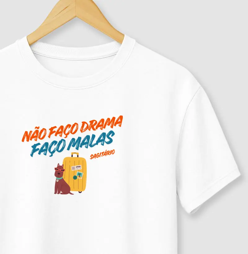 Não faço drama, faço malas