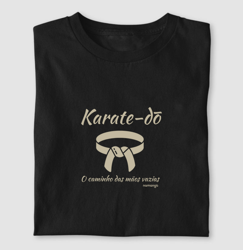 Camiseta Karate-do Caminho das Mãos Vazias – Na Manga