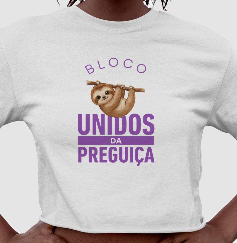 Camiseta 'Bloco Unidos da Preguiça' | Coleção de Carnaval | MILAH
