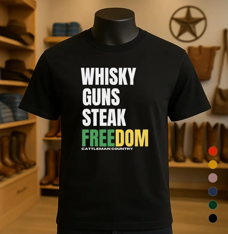 Camiseta whisky guns BR