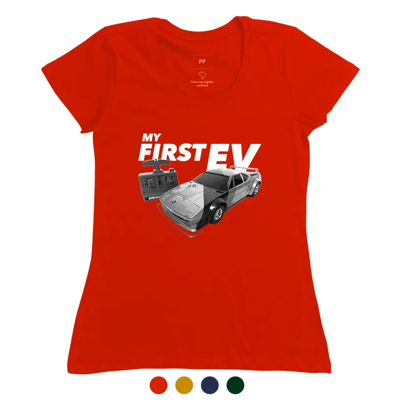 Camiseta My First EV Feminina