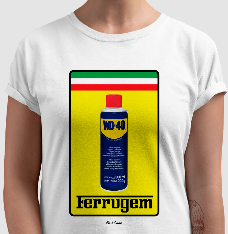 Camiseta Scuderia Ferrugem