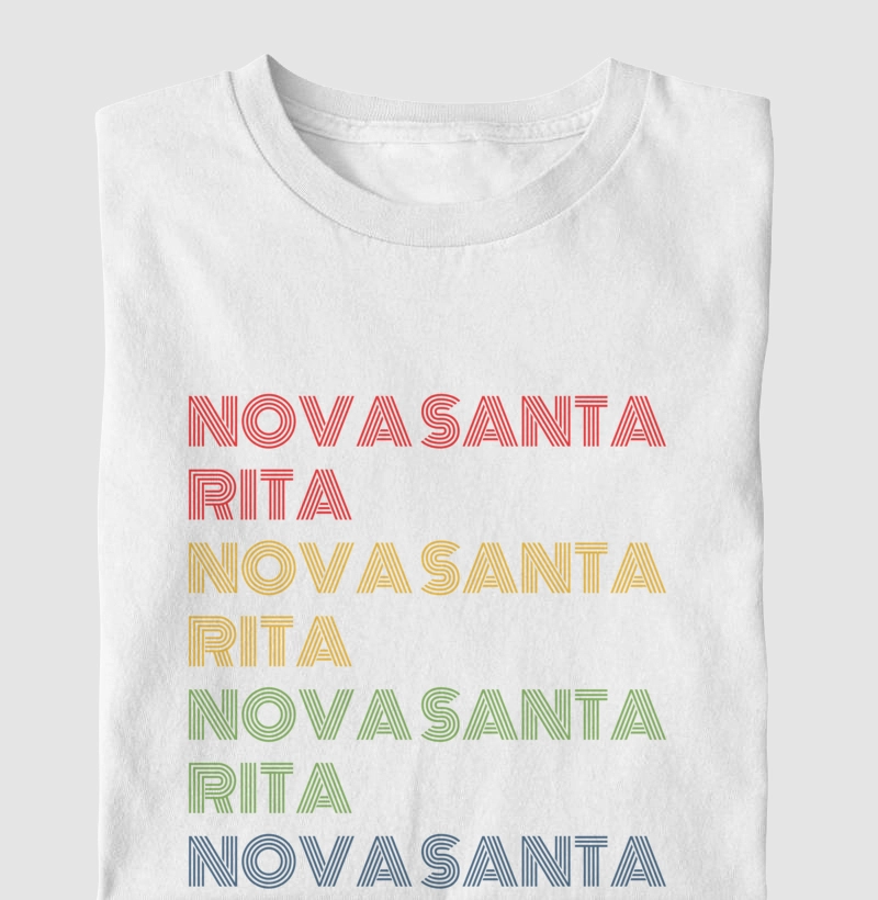 Nova Santa Rita Letreiro Retrô