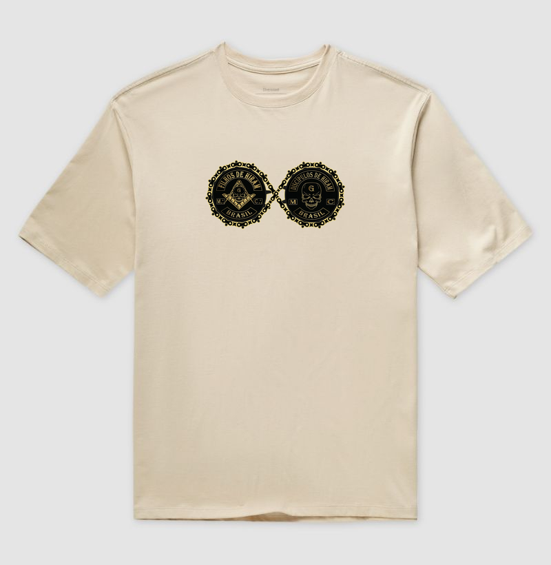 Camiseta Oversized Personalizada Filhos e Discípulos de Hiram - Mr. GADU