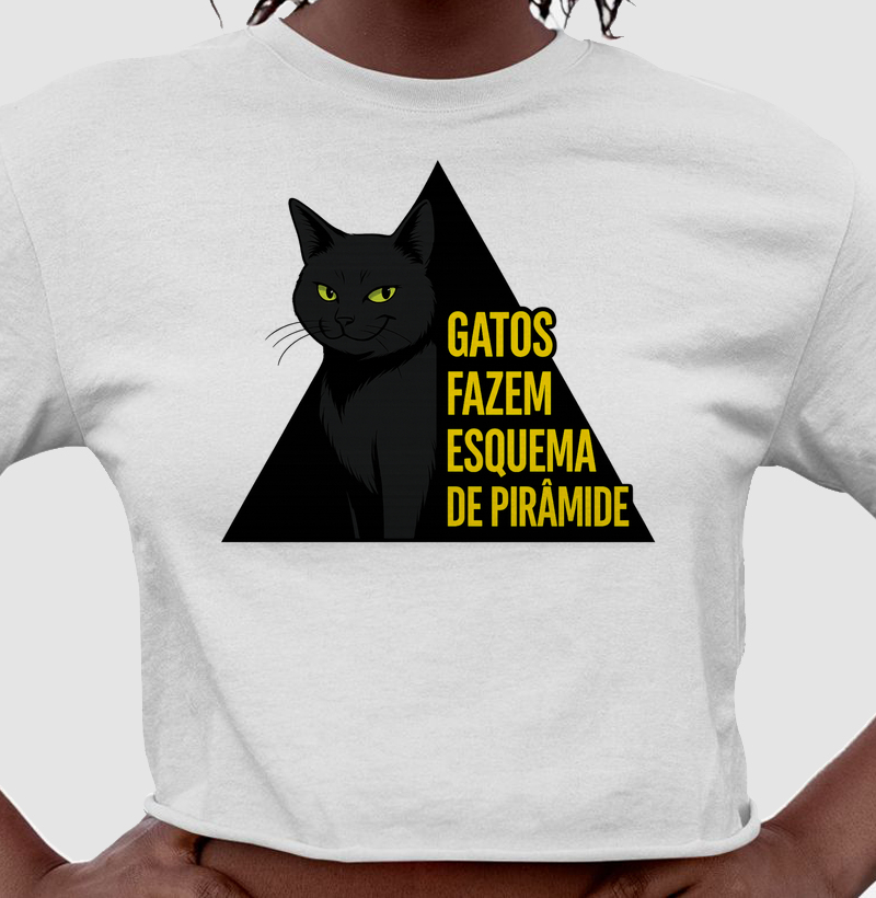 Gatos fazem esquema de pirâmide