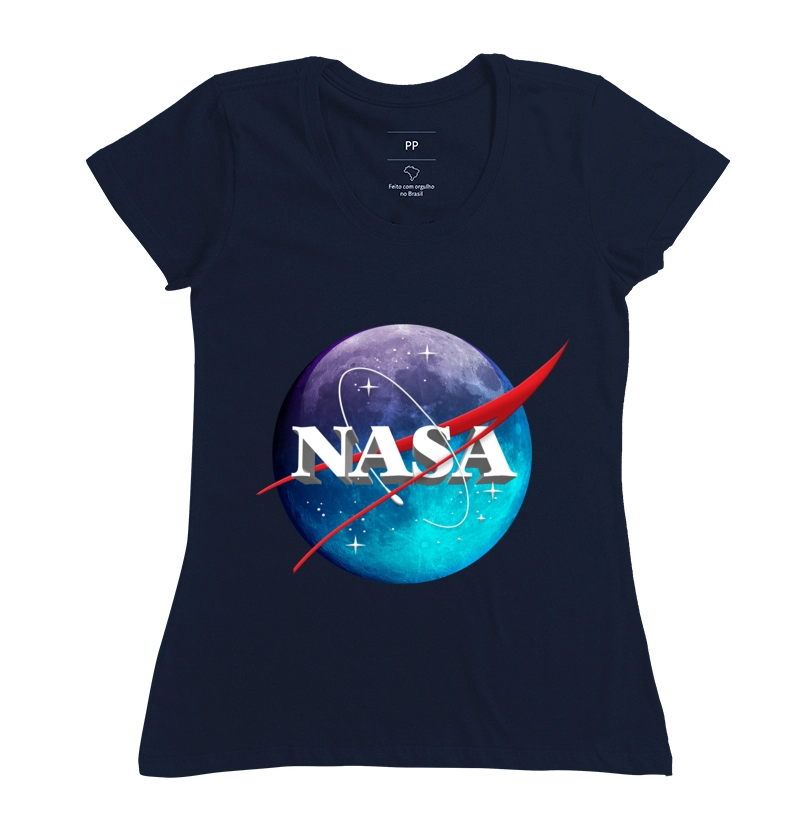 Camiseta NASA na Lua