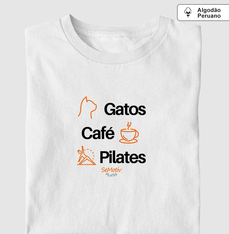 Gatos, café e pilates
