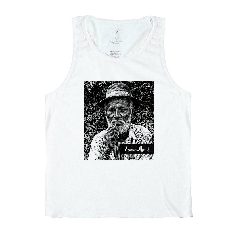 Camiseta Regata - Preto-Velho - Imagem 2