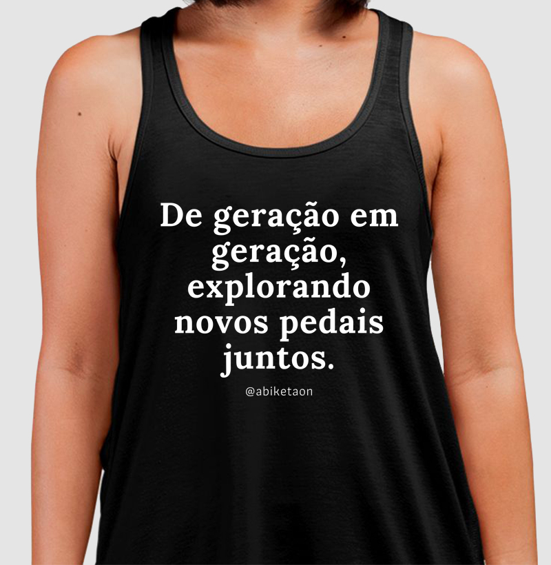 De geração em geração, explorando novos pedais juntos.