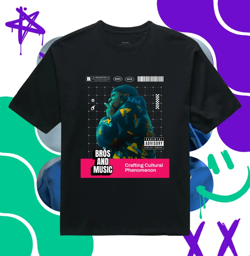 Camiseta Oversized Brós RAPPER