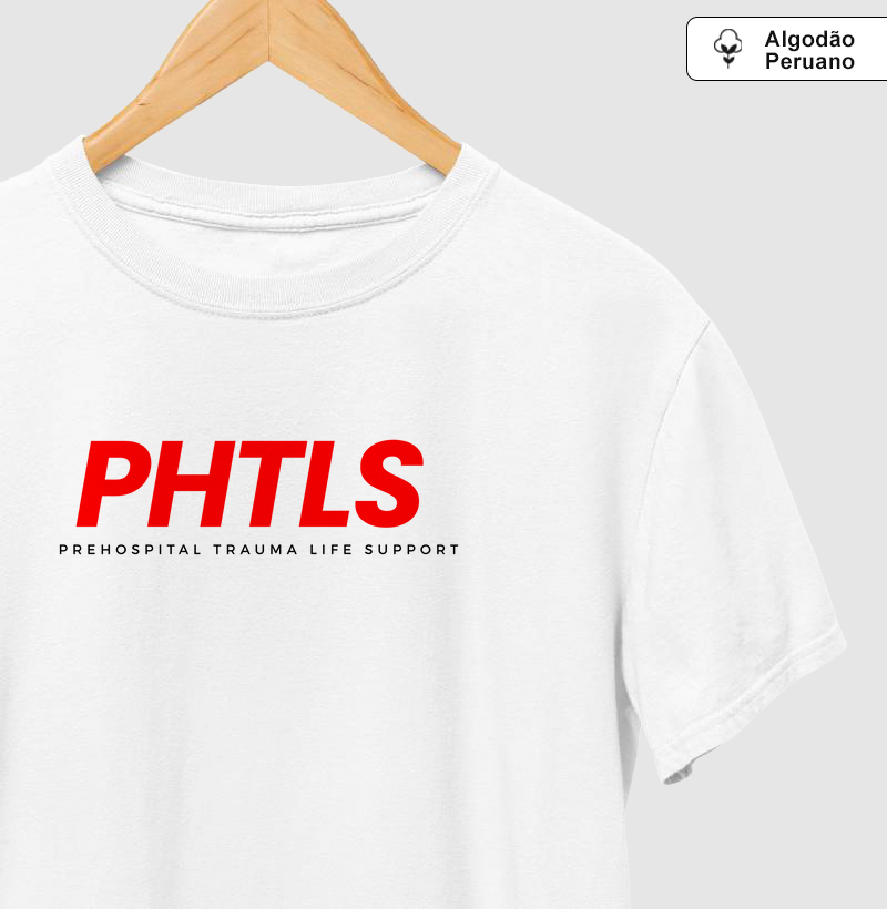 Camiseta Algodão Peruano – PHTLS (PreHospital Trauma Life Support)