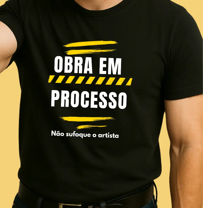 Obra em processo