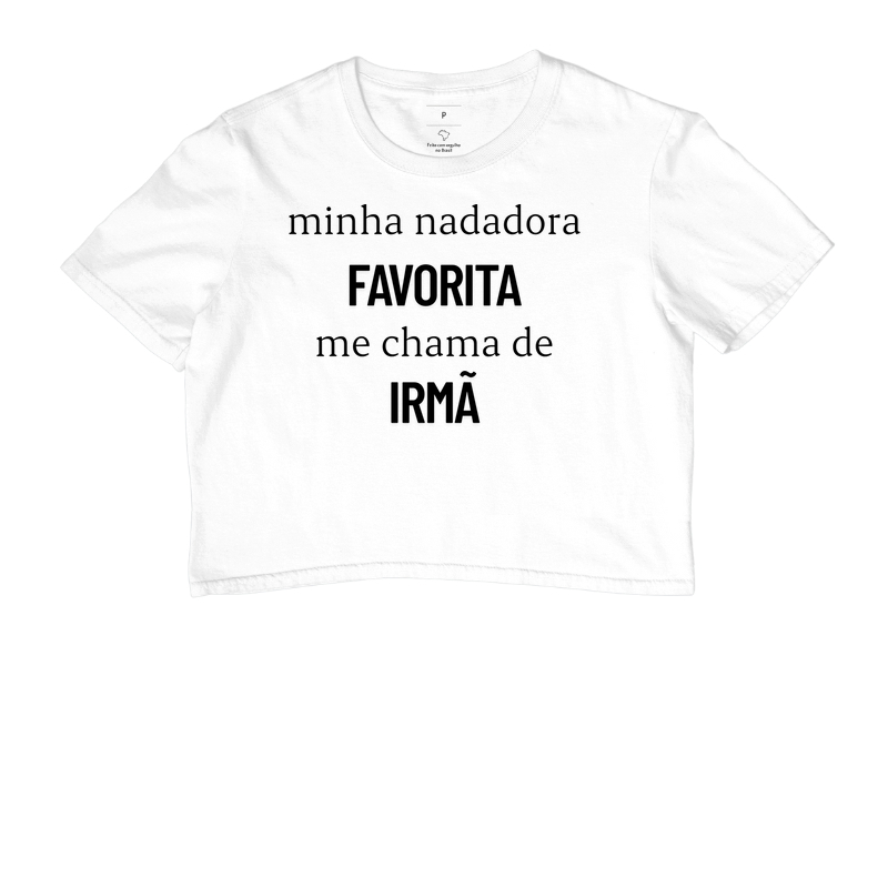 Minha nadadora favorita me chama de irmã