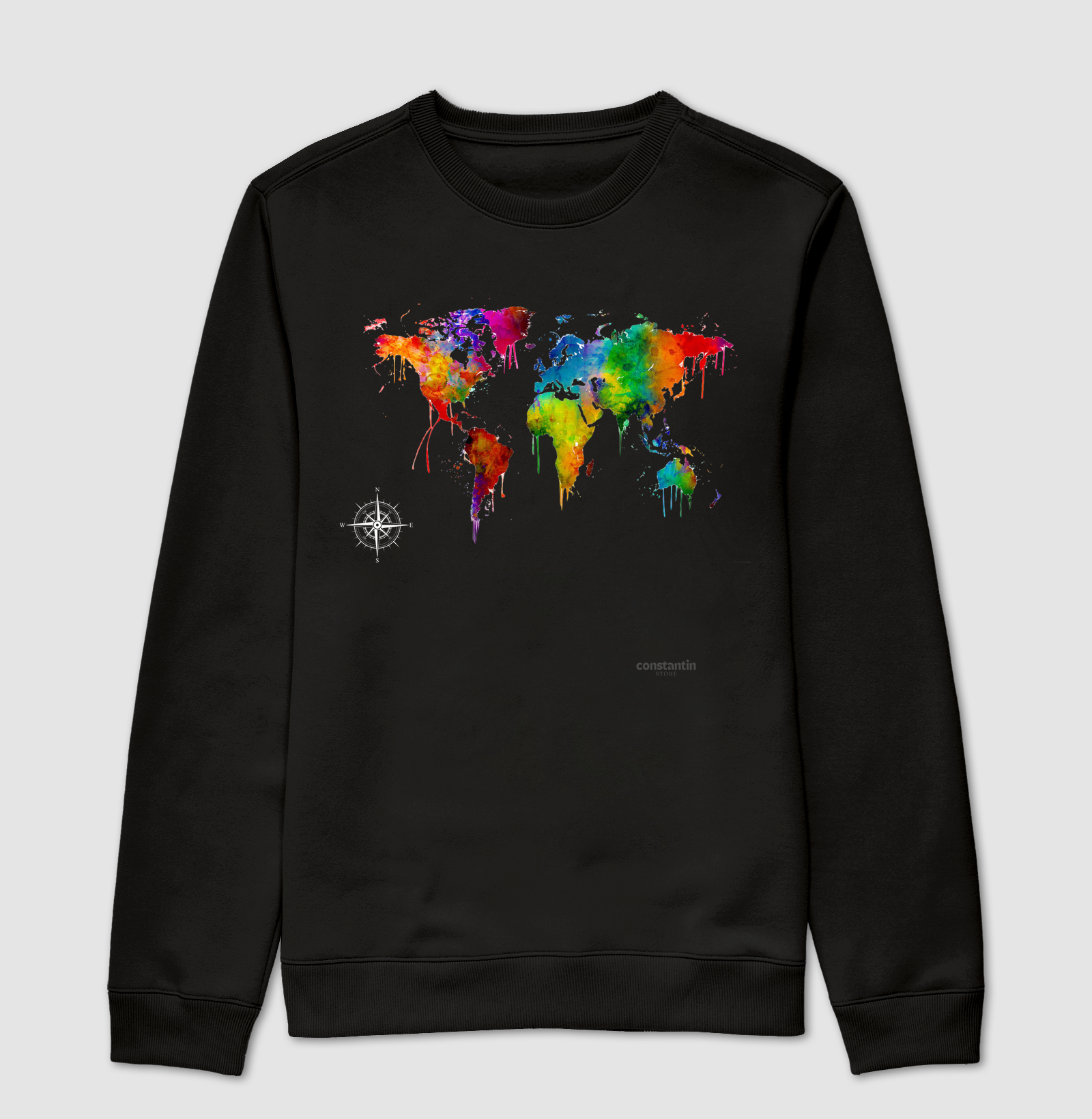 Mapa mundi Aquarela