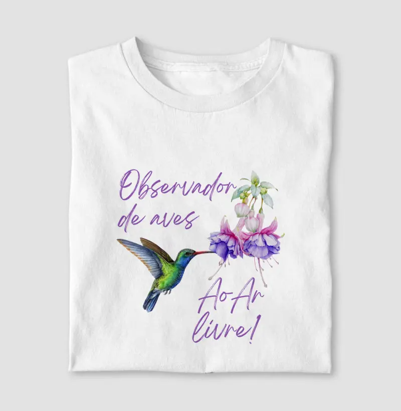 Observador de aves aoar livre 