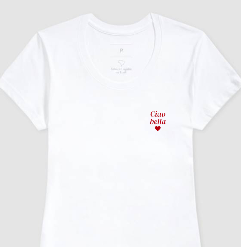 Camiseta Ciao Bella