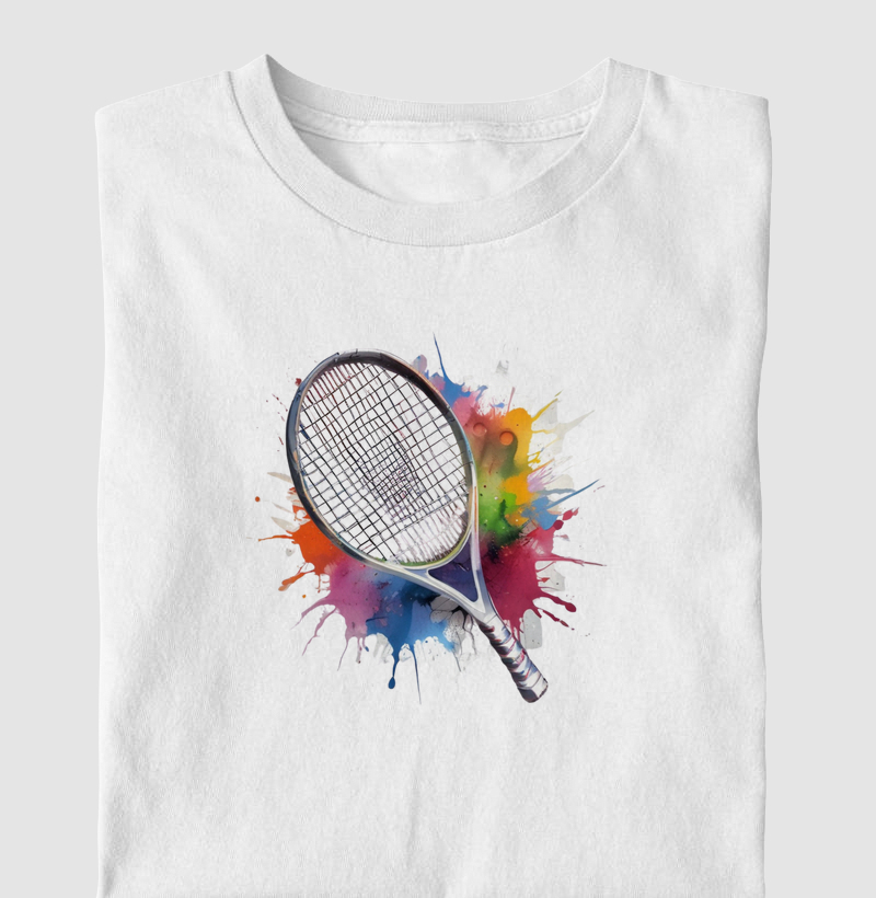 Tennis Racket in a painting