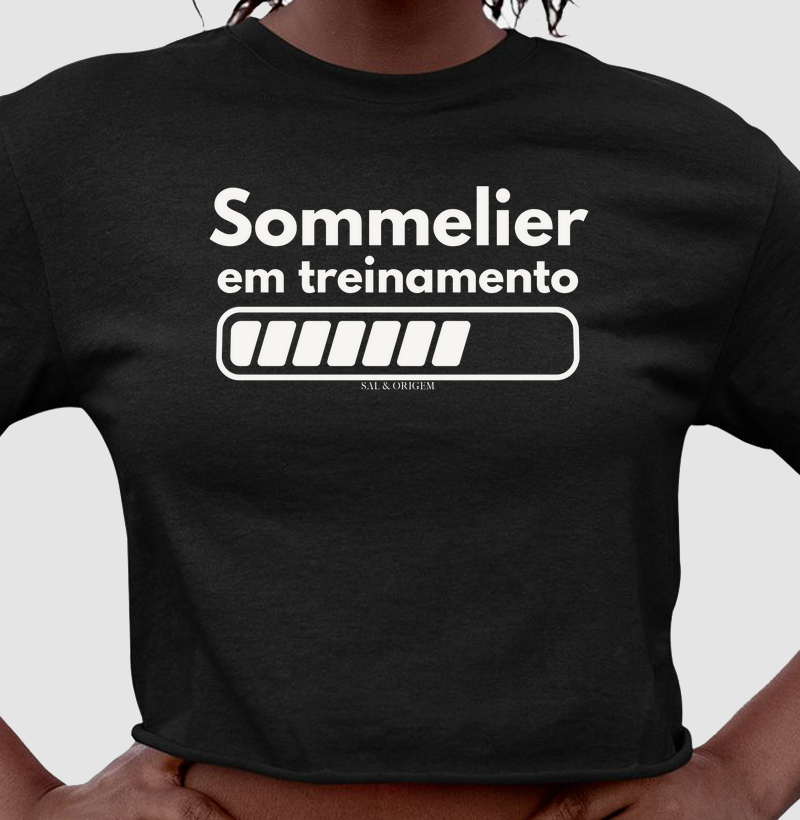 Sommelier em treinamento