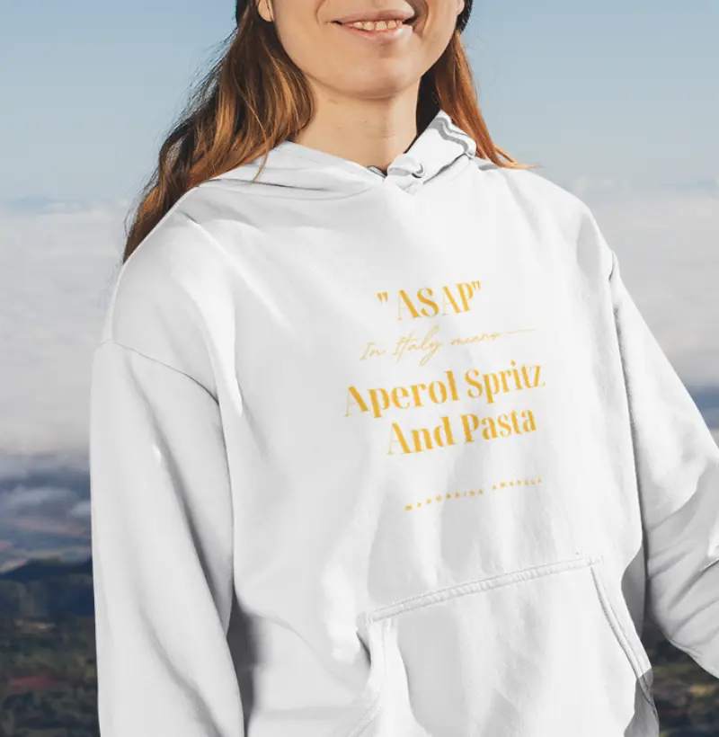 Moletom ASAP - Aperol Spritz & Pasta