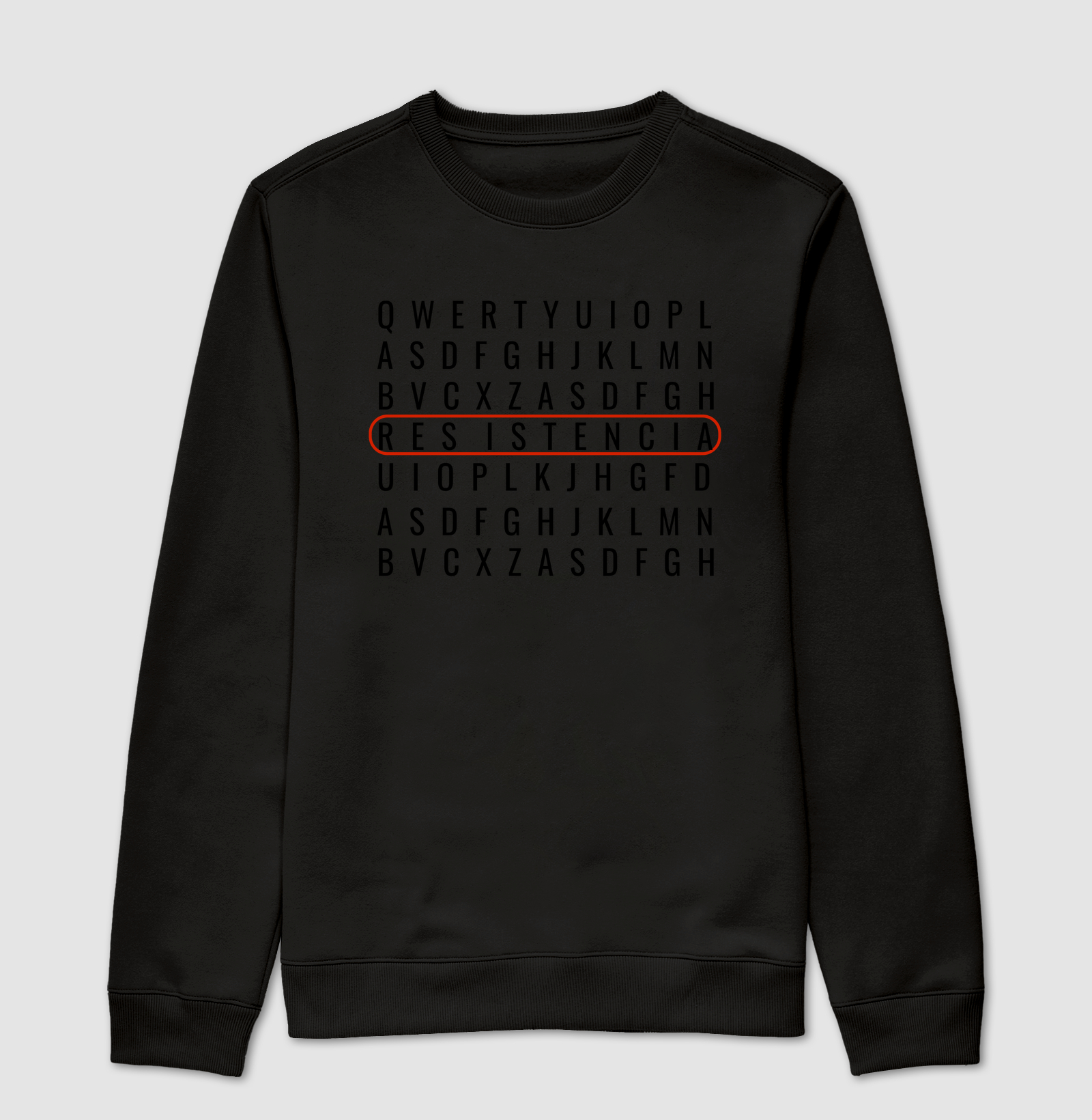Camiseta Caça Palavras - Resistência