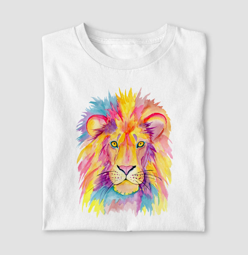 Leão Força e Coragem (Colorido)