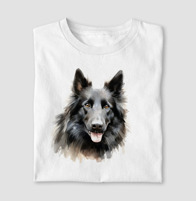 Belgian Sheepdog aquarela