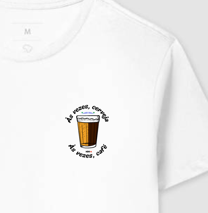 Camiseta às vezes 