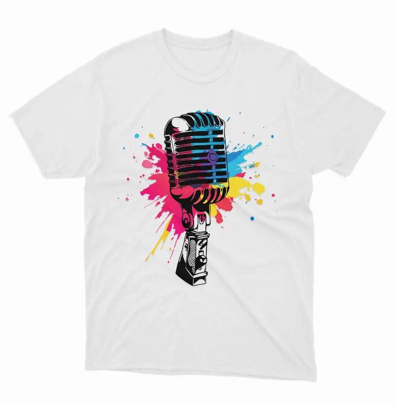 Camiseta Captando o "Som" das Cores