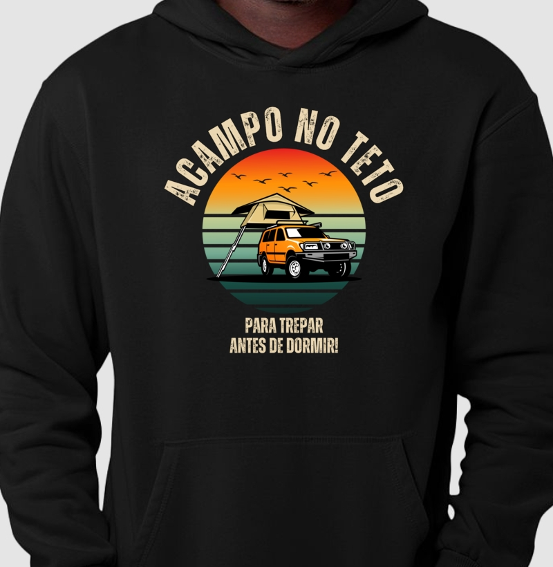 Acampo no teto pra trepar antes de dormir.