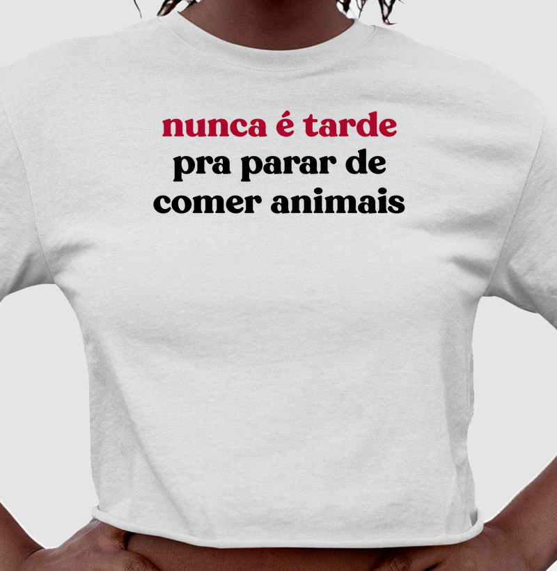 Nunca é tarde pra parar de comer animais