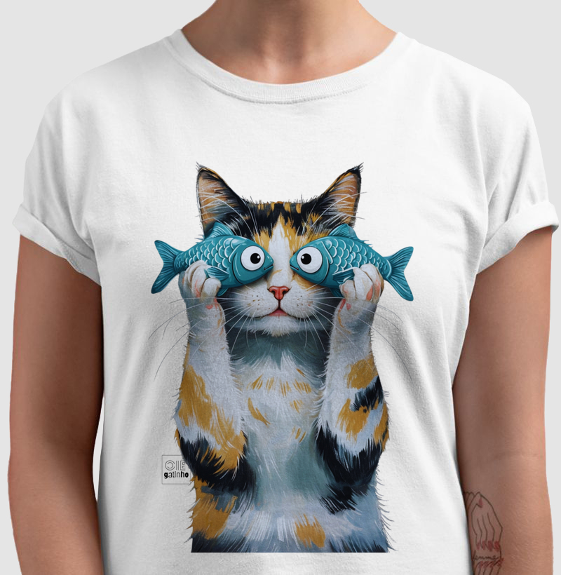 Gato e peixes