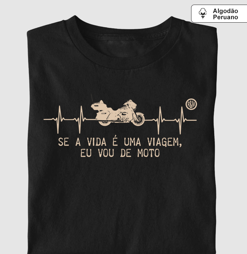 A vida é uma viagem de moto