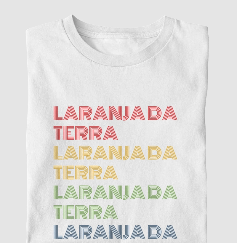 Laranja da Terra Letreiro Retrô
