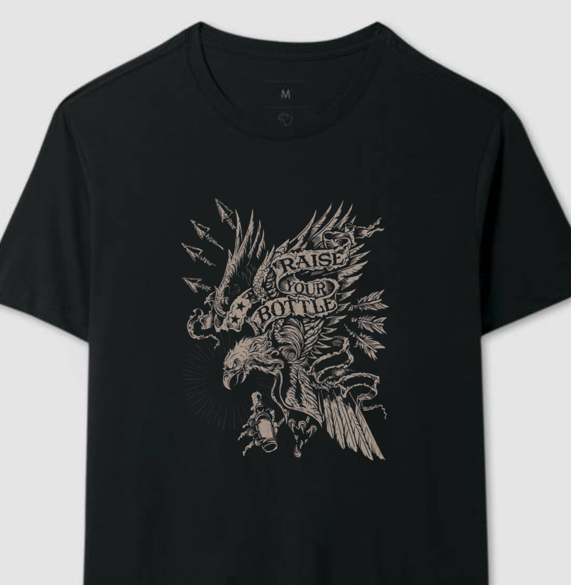 Camiseta Levante sua garrafa®