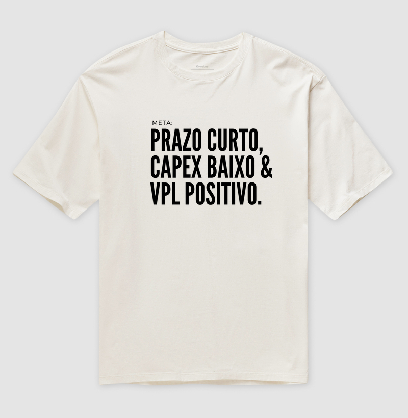 Prazo, Custo e VPL