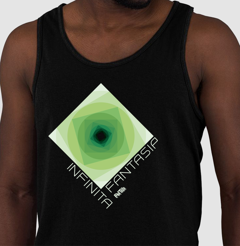 REGATA "INFINITA FANTASIA" / VERDE ESTAMPA GRANDE 