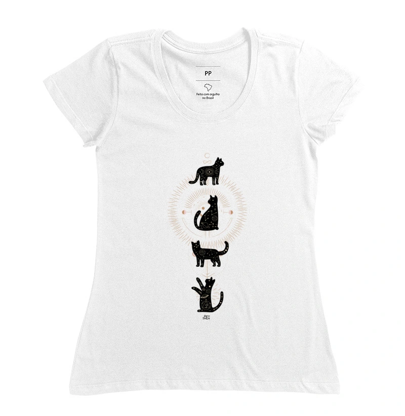 Camiseta Gato Mistico