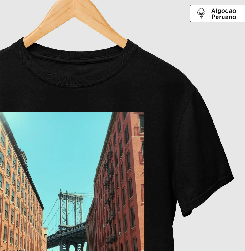 Brooklyn Bridge - Camiseta Algodão Peruano