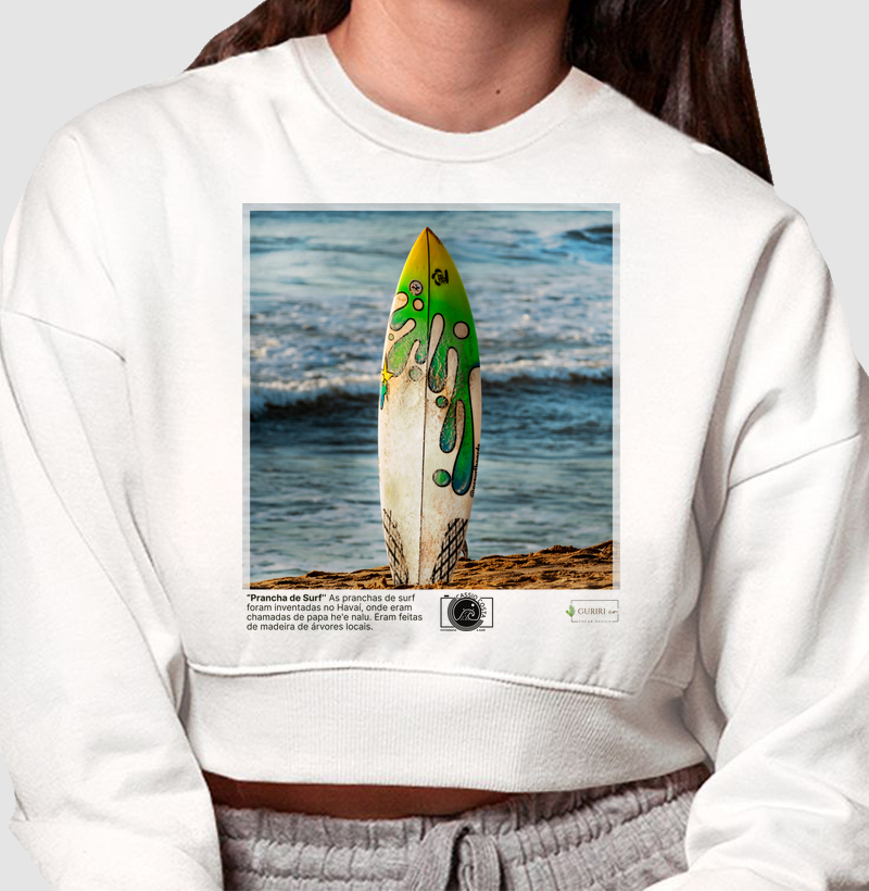 Cropped Moletom - COLAB - Prancha de Surf - by Cássio Fotografia