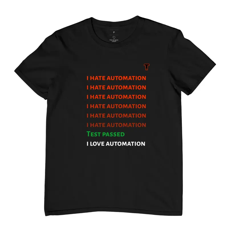 Camiseta I Hate Automation