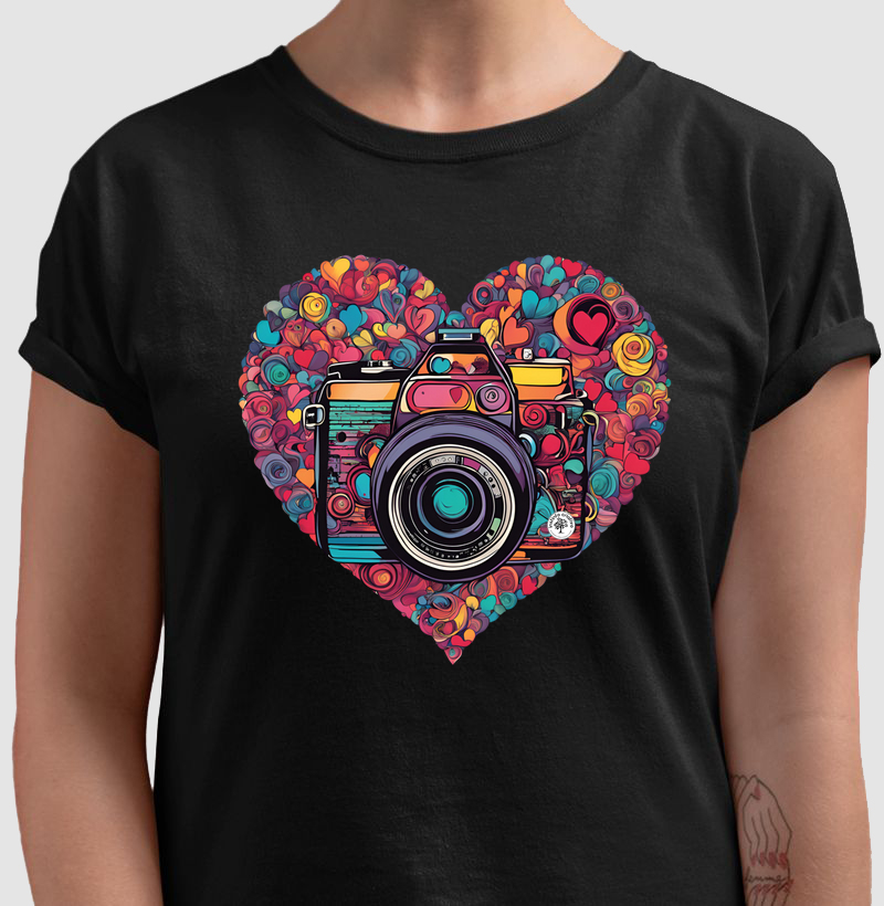 Camisetas / Imagens Criativas / Eu Amo Fotografia 2