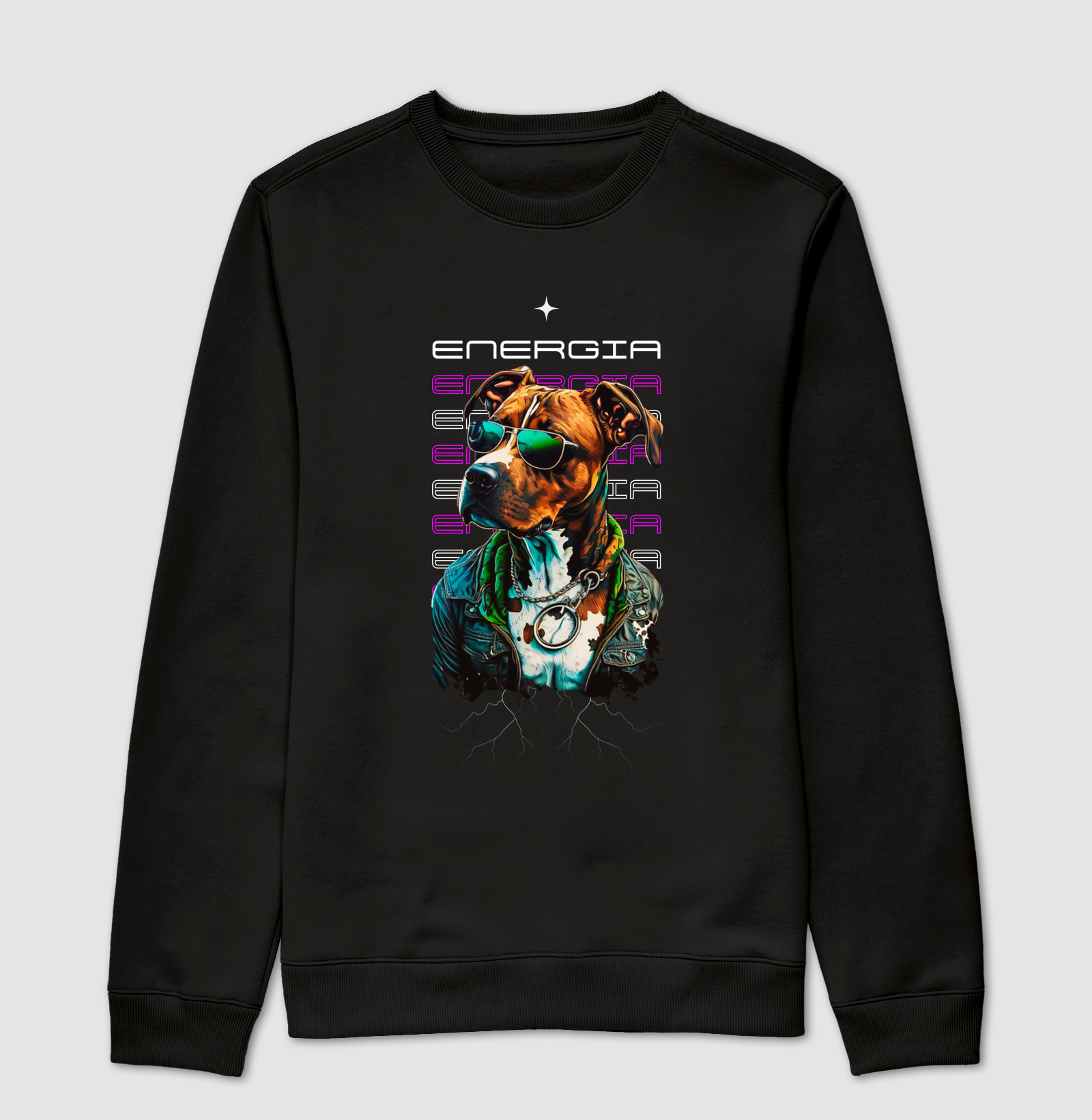 Pit Bull no estilo energia